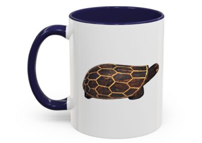 Turtle Print Accent Coffee Mug