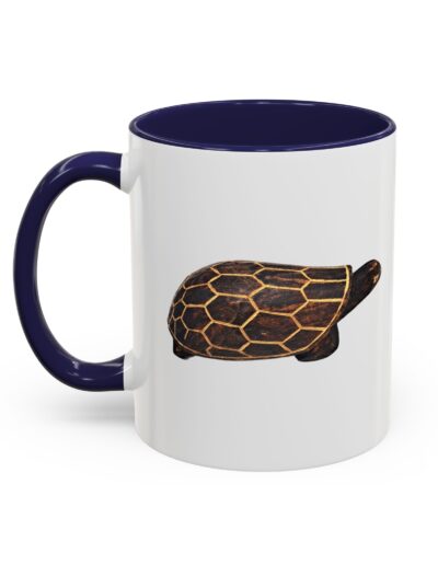 Turtle Print Accent Coffee Mug