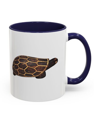 Turtle Print Accent Coffee Mug