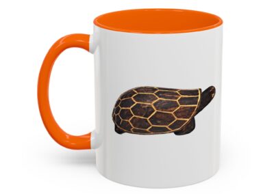 Turtle Print Accent Coffee Mug