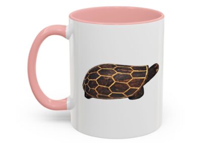 Turtle Print Accent Coffee Mug