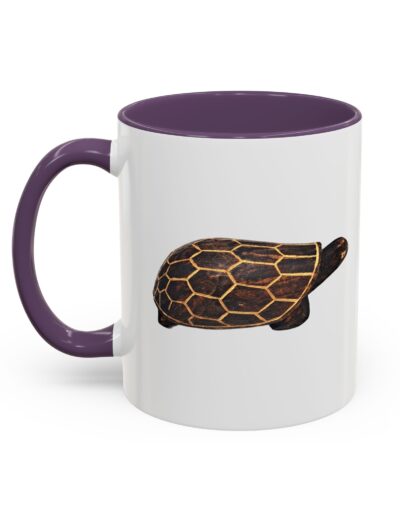Turtle Print Accent Coffee Mug