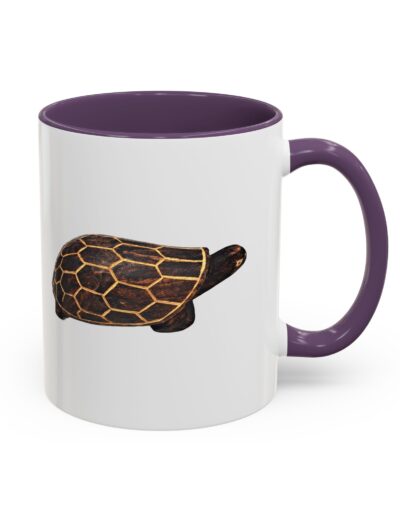 Turtle Print Accent Coffee Mug