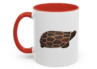 Turtle Print Accent Coffee Mug