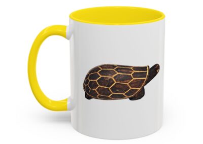 Turtle Print Accent Coffee Mug
