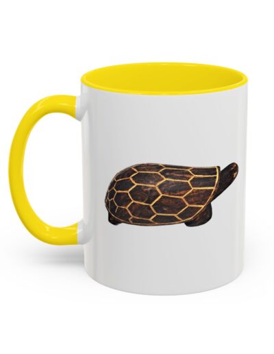 Turtle Print Accent Coffee Mug