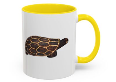 Turtle Print Accent Coffee Mug