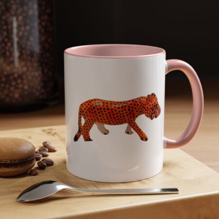 Vibrant Leopard Print Coffee Mug