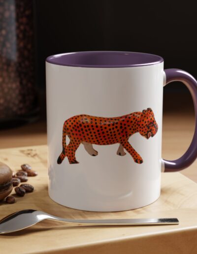 Vibrant Leopard Print Coffee Mug