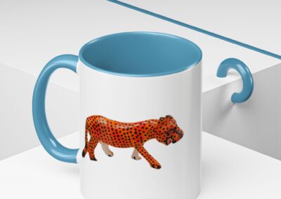 Vibrant Leopard Print Coffee Mug
