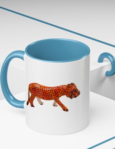Vibrant Leopard Print Coffee Mug