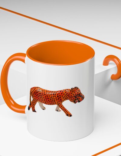 Vibrant Leopard Print Coffee Mug