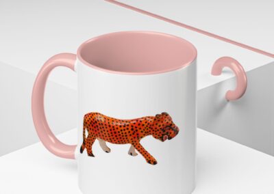 Vibrant Leopard Print Coffee Mug