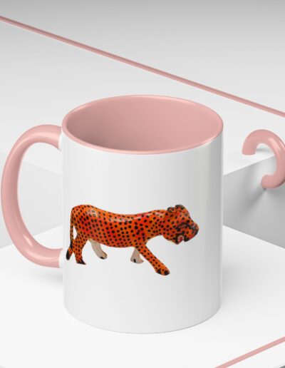 Vibrant Leopard Print Coffee Mug