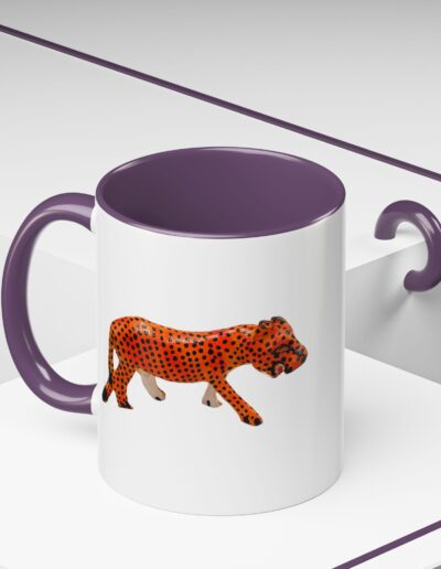 Vibrant Leopard Print Coffee Mug