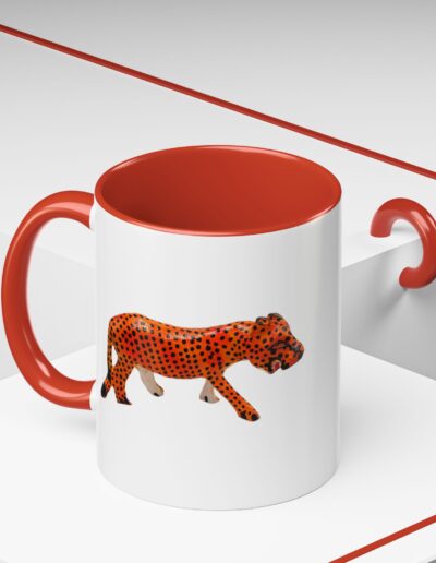 Vibrant Leopard Print Coffee Mug