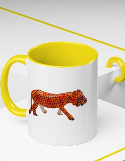Vibrant Leopard Print Coffee Mug