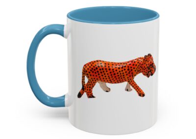 Vibrant Leopard Print Coffee Mug