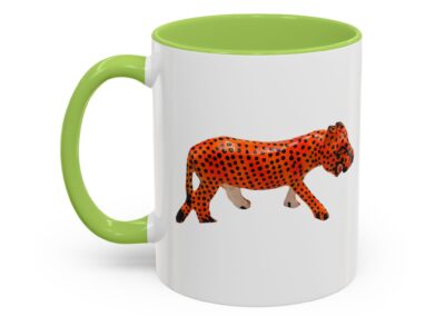 Vibrant Leopard Print Coffee Mug