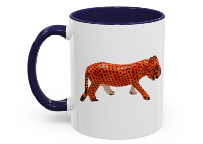 Vibrant Leopard Print Coffee Mug