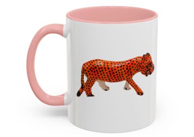 Vibrant Leopard Print Coffee Mug