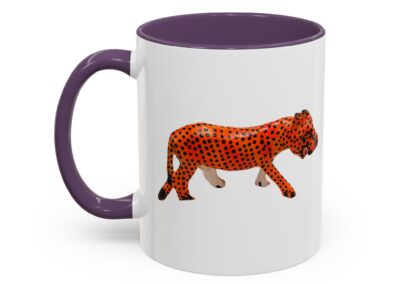 Vibrant Leopard Print Coffee Mug