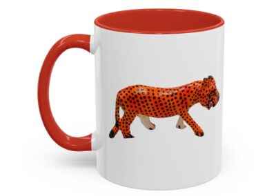 Vibrant Leopard Print Coffee Mug
