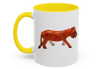 Vibrant Leopard Print Coffee Mug