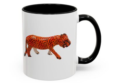 Vibrant Leopard Print Coffee Mug