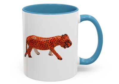 Vibrant Leopard Print Coffee Mug