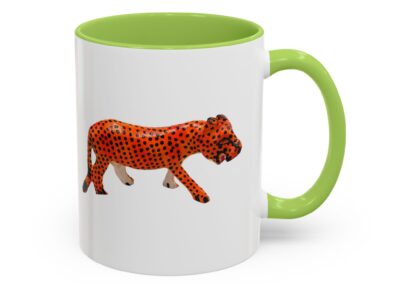 Vibrant Leopard Print Coffee Mug