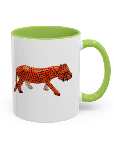 Vibrant Leopard Print Coffee Mug