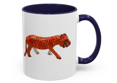 Vibrant Leopard Print Coffee Mug