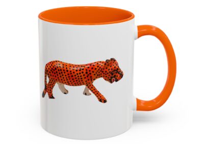 Vibrant Leopard Print Coffee Mug