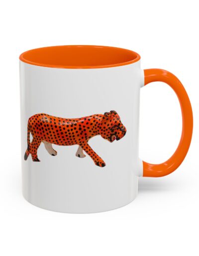 Vibrant Leopard Print Coffee Mug