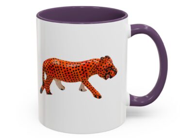 Vibrant Leopard Print Coffee Mug