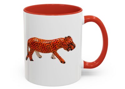 Vibrant Leopard Print Coffee Mug