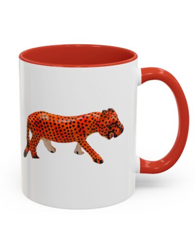 Vibrant Leopard Print Coffee Mug