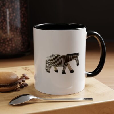 Zebra Print Accent Coffee Mug