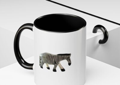 Zebra Print Accent Coffee Mug