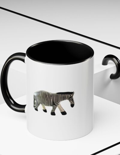 Zebra Print Accent Coffee Mug