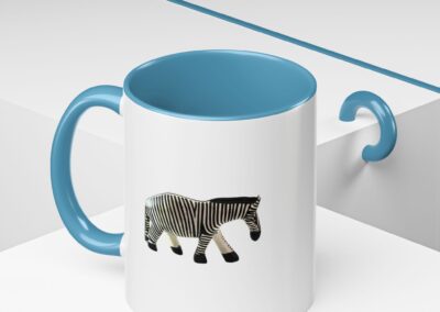 Zebra Print Accent Coffee Mug
