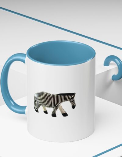 Zebra Print Accent Coffee Mug