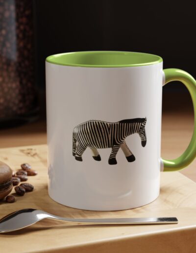 Zebra Print Accent Coffee Mug