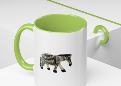 Zebra Print Accent Coffee Mug