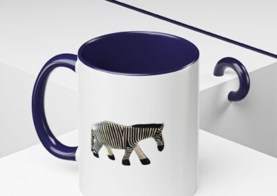 Zebra Print Accent Coffee Mug