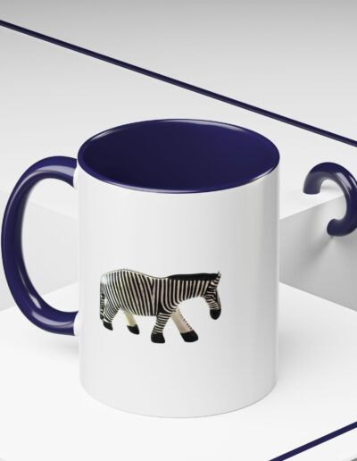 Zebra Print Accent Coffee Mug
