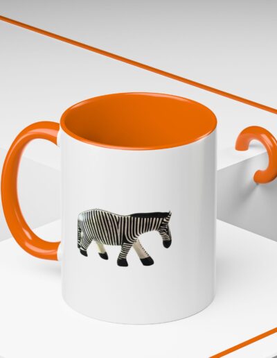 Zebra Print Accent Coffee Mug