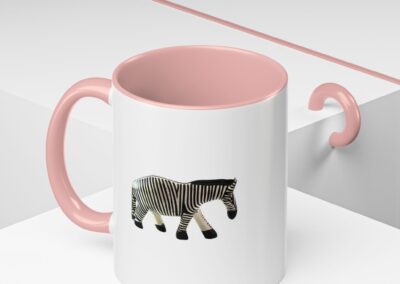 Zebra Print Accent Coffee Mug