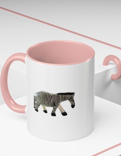 Zebra Print Accent Coffee Mug